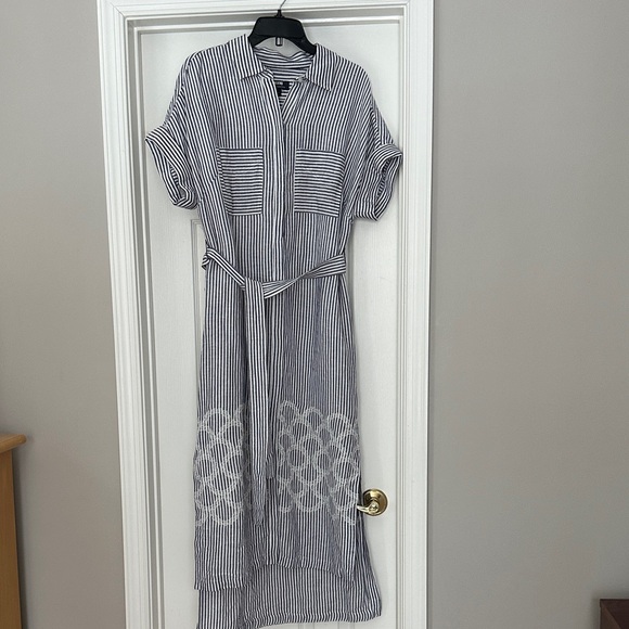 Maeve Anthropologie belted shirt dress. - Picture 2 of 14